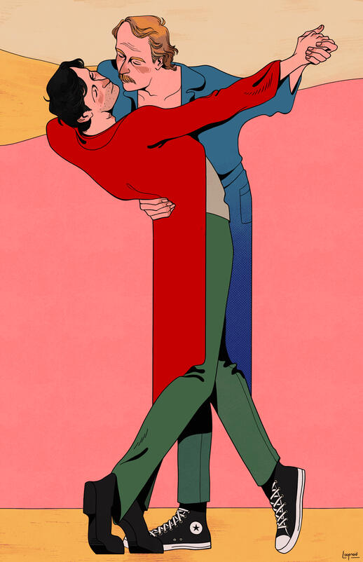 Two characters, full body